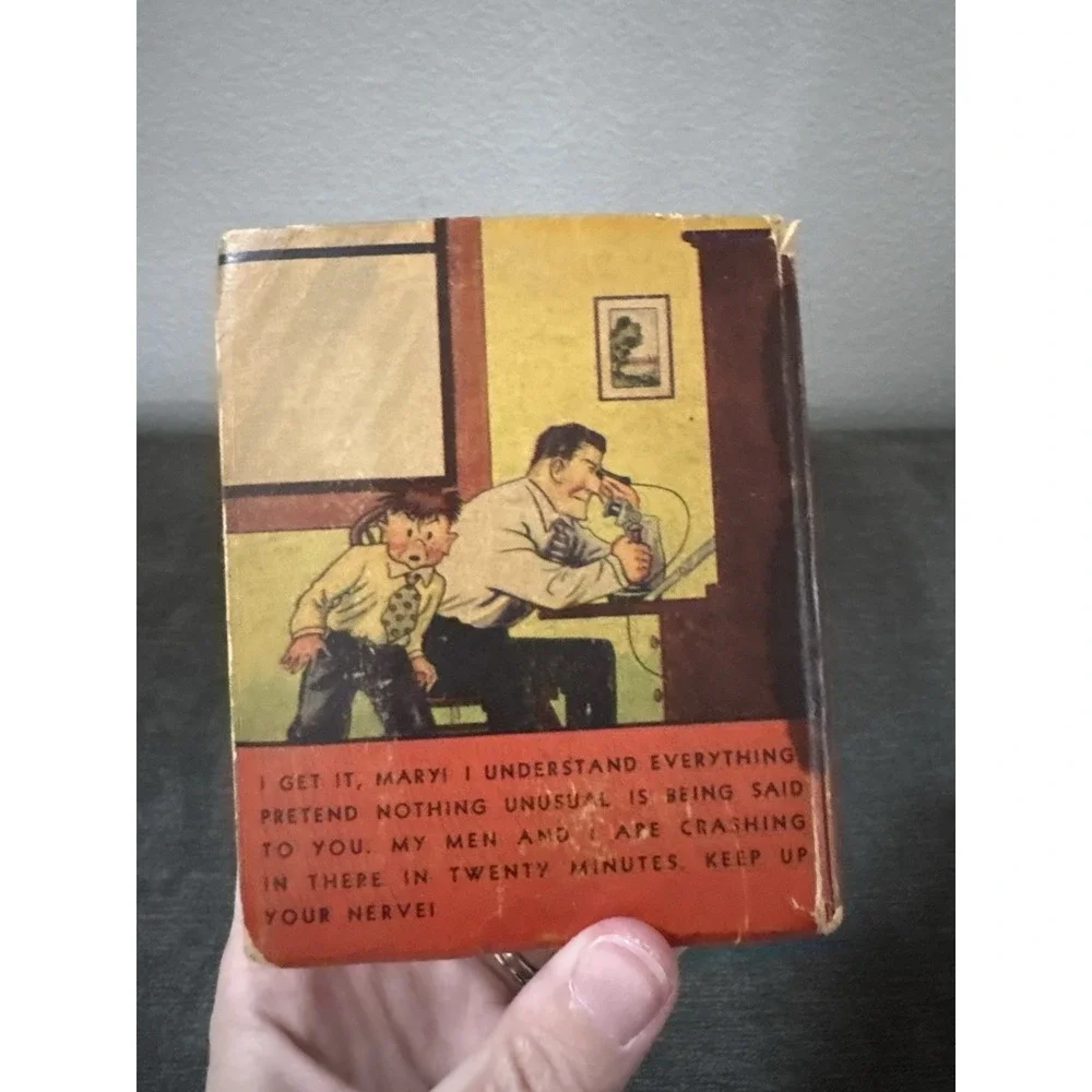 Dick Tracy Boris Arson Gang 1935 Big Little‎ Book #1163 Whitman VG Chester Gould